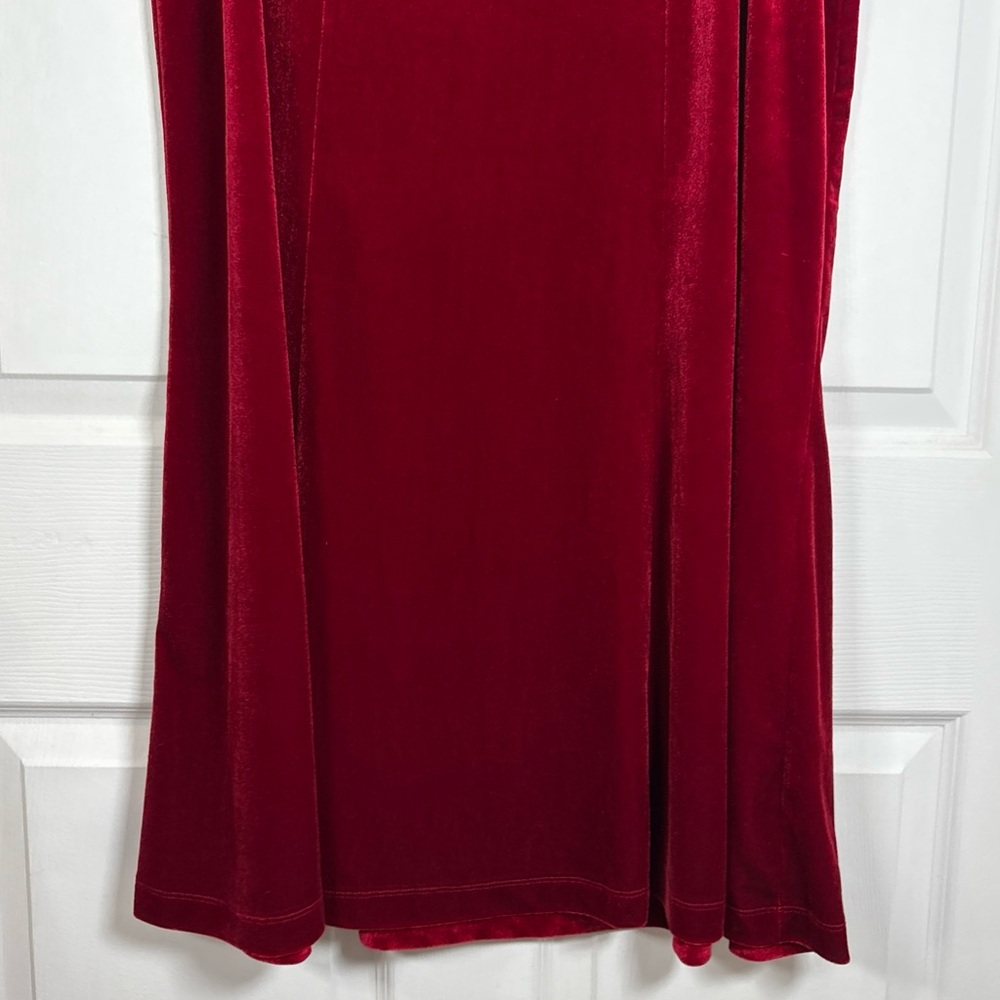 NWT White Stag Velvet Maxi Skirt Women’s XL Red Grunge Dark Romantic Whimsygoth - Picture 4 of 12